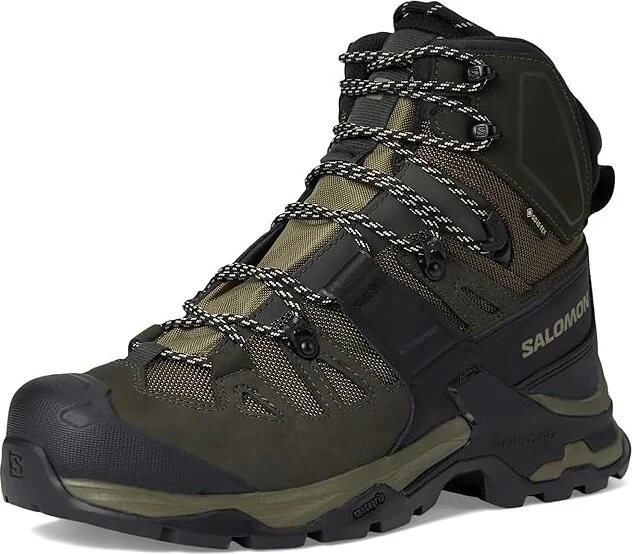 Salomon Quest 4 GTX(r) Men's Shoes Olive Night/Peat/Safari : 7.5 D - Medium, Textile/Suede/Leather - Image 5