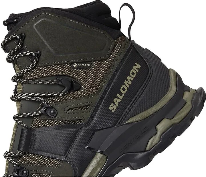 Salomon Quest 4 GTX(r) Men's Shoes Olive Night/Peat/Safari : 7.5 D - Medium, Textile/Suede/Leather - Image 7