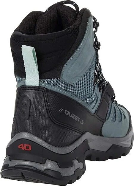 Salomon Quest 4 GTX(r) Women's Shoes Slate/Trooper/Opal Blue : 5.5 B - Medium, Textile/Leather - Image 4