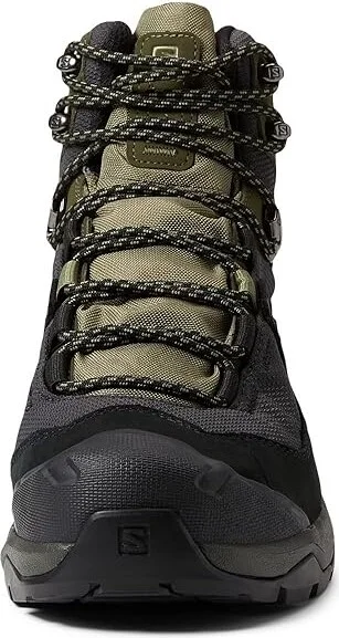 Salomon Quest Element GTX Men's Shoes Black/Deep Lichen Green/Olive Night : 7 D - Medium, Synthetic/Textile - Image 2