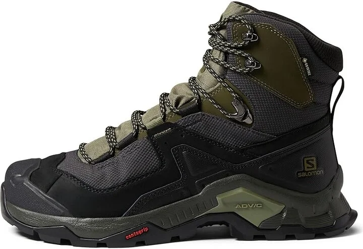 Salomon Quest Element GTX Men's Shoes Black/Deep Lichen Green/Olive Night : 7 D - Medium, Synthetic/Textile - Image 5