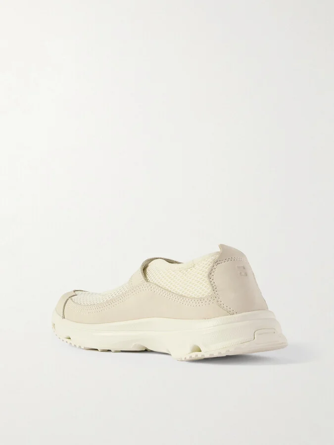 Salomon - Rx Marie-jeanne Leather-trimmed Mesh Sandals - Cream - Image 3