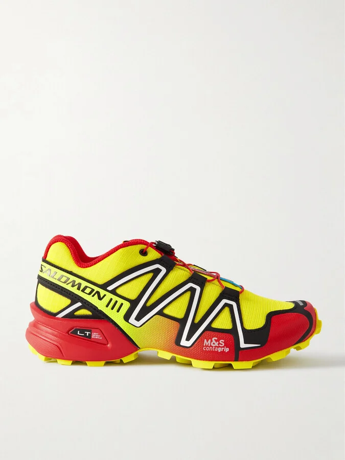 Salomon - Speedcross 3 Rubber And Mesh-trimmed Ripstop Sneakers - Yellow