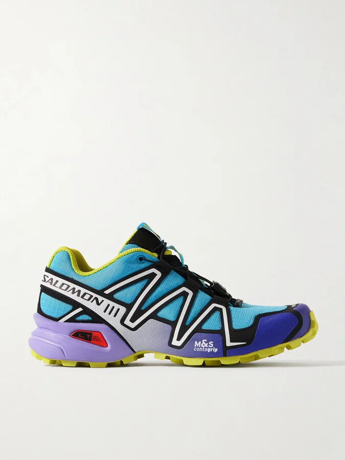 Salomon - Speedcross 3 Rubber-trimmed Mesh Sneakers - Blue