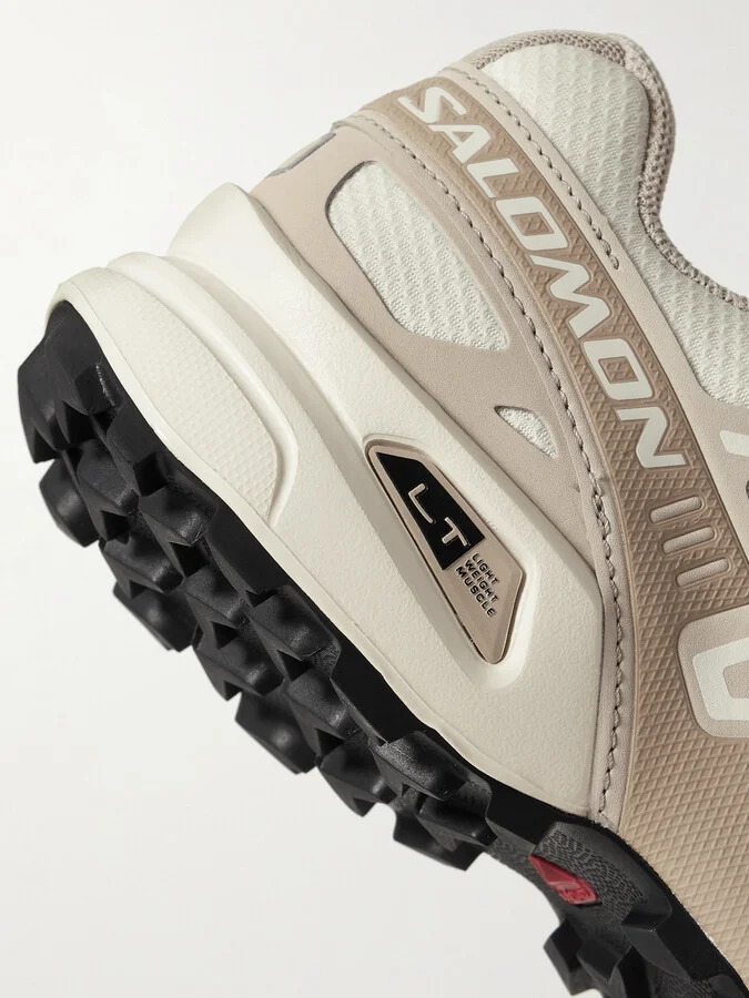 Salomon - Speedcross 3 Rubber-trimmed Mesh Sneakers - Cream - Image 4