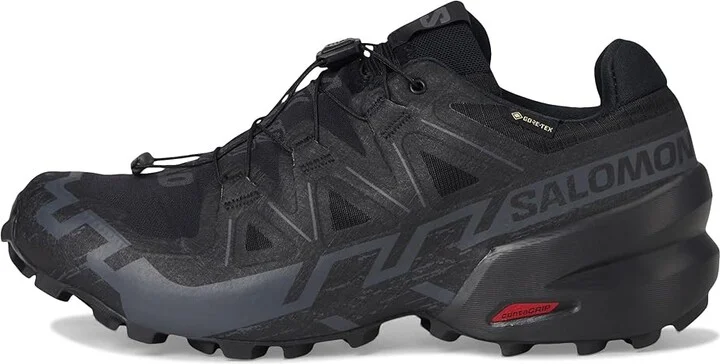 Salomon Speedcross 6 GTX Men's Shoes Black/Black/Phantom : 7 D - Medium, Synthetic/Textile - Image 6