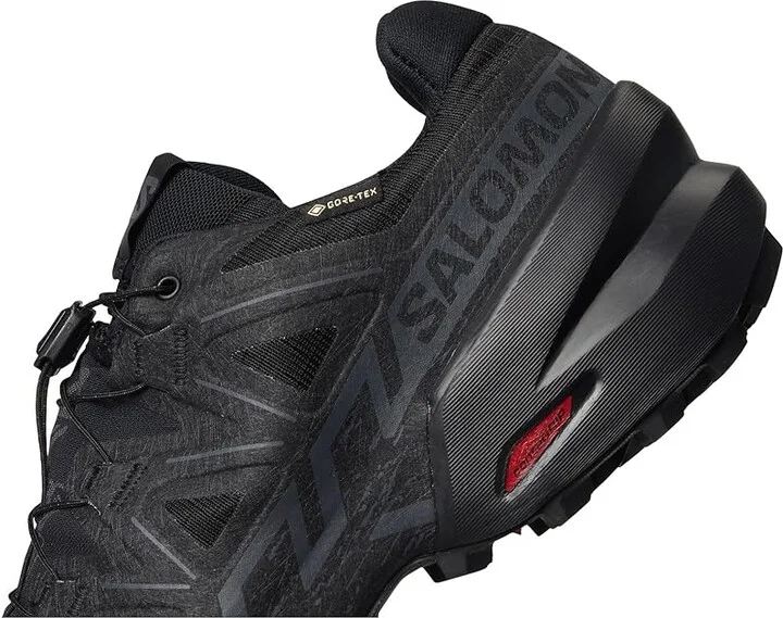 Salomon Speedcross 6 GTX Men's Shoes Black/Black/Phantom : 7 D - Medium, Synthetic/Textile - Image 7