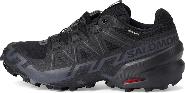 Salomon Speedcross 6 GTX Women's Shoes Black/Black/Phantom : 5 B - Medium, Synthetic/Textile - Image 6
