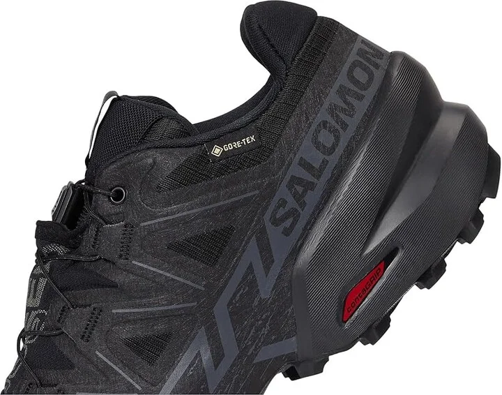Salomon Speedcross 6 GTX Women's Shoes Black/Black/Phantom : 5 B - Medium, Synthetic/Textile - Image 7