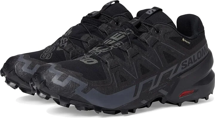 Salomon Speedcross 6 GTX Women's Shoes Black/Black/Phantom : 5 B - Medium, Synthetic/Textile