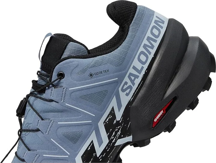 Salomon Speedcross 6 GTX Women's Shoes Flint Stone/Black/Heather : 6 B - Medium, Synthetic/Textile - Image 4