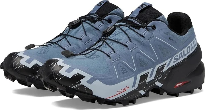 Salomon Speedcross 6 GTX Women's Shoes Flint Stone/Black/Heather : 6 B - Medium, Synthetic/Textile