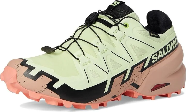 Salomon Speedcross 6 GTX Women's Shoes Lime Cream/Mahogany Rose/Black : 10.5 B - Medium, Synthetic/Textile - Image 5