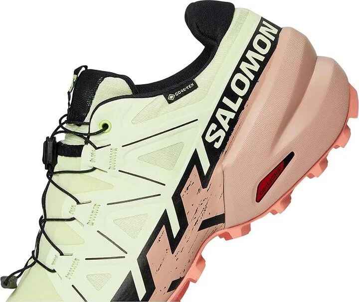 Salomon Speedcross 6 GTX Women's Shoes Lime Cream/Mahogany Rose/Black : 10.5 B - Medium, Synthetic/Textile - Image 7