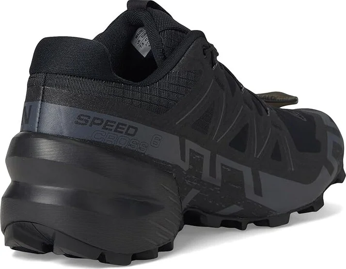 Salomon Speedcross 6 Men's Shoes Black/Black/Phantom : 7 E - Wide, Textile - Image 4