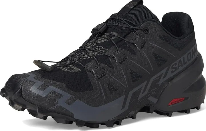 Salomon Speedcross 6 Men's Shoes Black/Black/Phantom : 7 E - Wide, Textile - Image 5