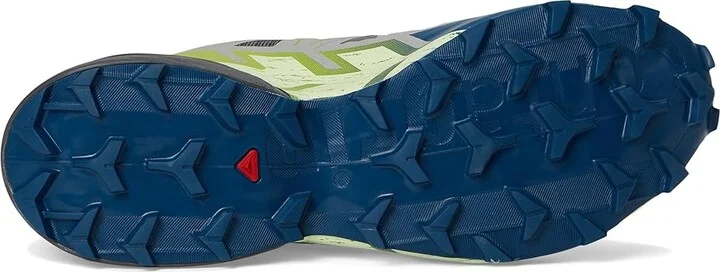 Salomon Speedcross 6 Men's Shoes Castlerock/Lime Cream/Poseidon : 9.5 D - Medium, Textile - Image 3