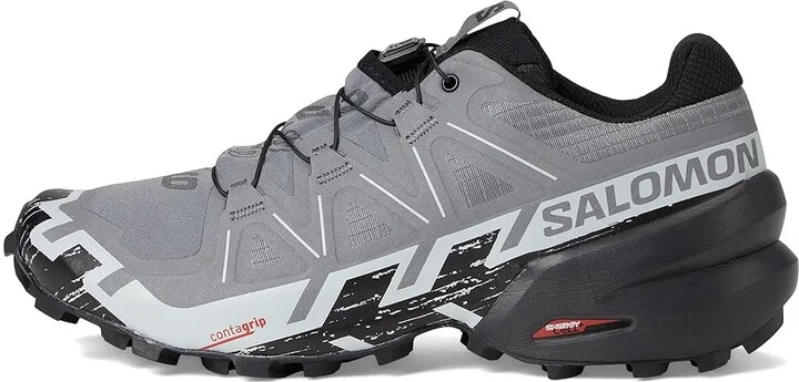 Salomon Speedcross 6 Men's Shoes Quiet Shade/Black/Pearl Blue : 7.5 E - Wide, Textile - Image 6