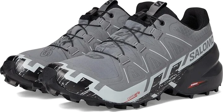 Salomon Speedcross 6 Men's Shoes Quiet Shade/Black/Pearl Blue : 7.5 E - Wide, Textile