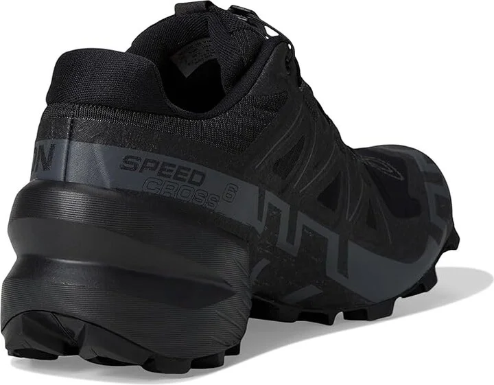Salomon Speedcross 6 Women's Shoes Black/Black/Phantom : 6 B - Medium, Synthetic/Textile - Image 4
