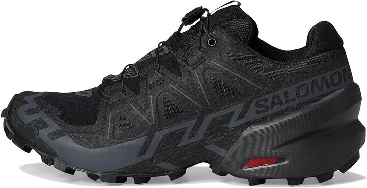 Salomon Speedcross 6 Women's Shoes Black/Black/Phantom : 6 B - Medium, Synthetic/Textile - Image 6