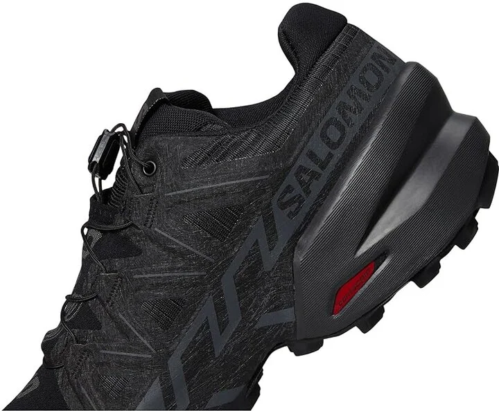 Salomon Speedcross 6 Women's Shoes Black/Black/Phantom : 6 B - Medium, Synthetic/Textile - Image 7