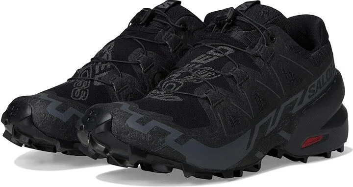 Salomon Speedcross 6 Women's Shoes Black/Black/Phantom : 6 B - Medium, Synthetic/Textile