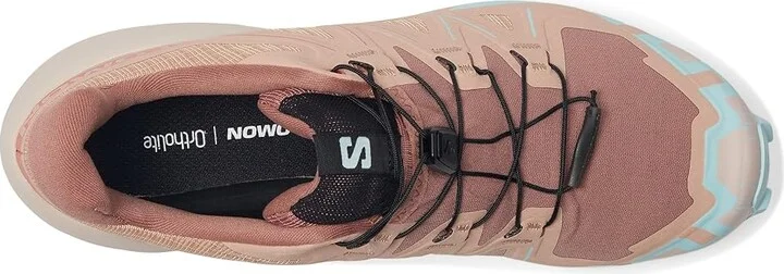 Salomon Speedcross 6 Women's Shoes Mahogany Rose/Hushed Violet/Iced Aqua : 5.5 B - Medium, Synthetic/Textile - Image 2