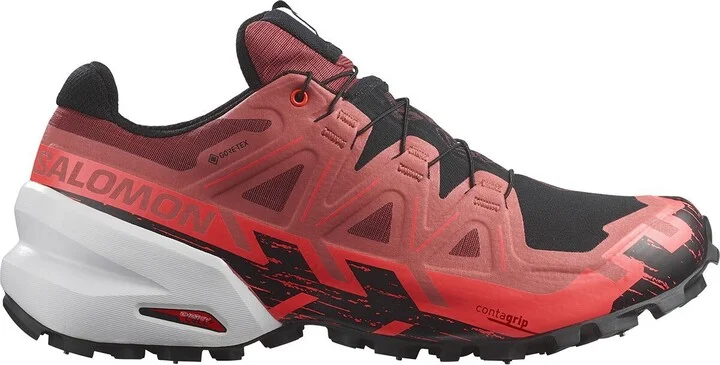 Cow Hide/Black/Fiery Coral