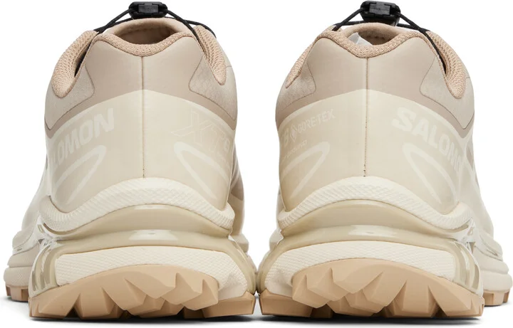 Salomon Tan & Beige XT-6 GORE-TEX Sneakers - Image 2