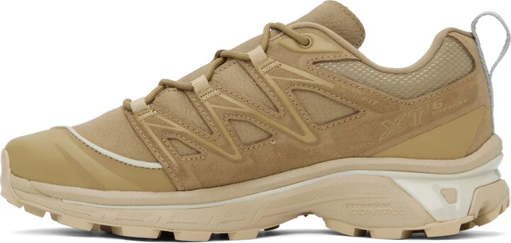 Salomon Tan XT-6 Expanse Leather Sneakers - Image 3