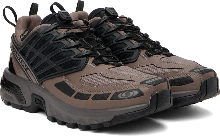 Salomon Taupe ACS Pro GORE-TEX Sneakers - Image 4