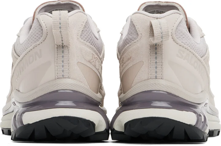 Salomon Taupe XT-6 EXPANSE Leather Sneakers - Image 2