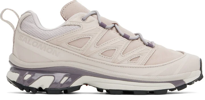Salomon Taupe XT-6 EXPANSE Leather Sneakers