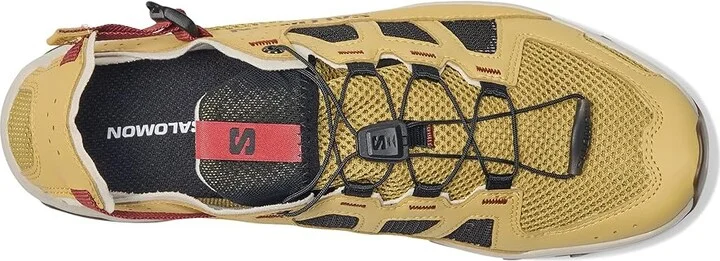 Salomon Techamphibian 5 Men's Shoes Antique Gold/Rainy Day/Burnt Henna : 12.5 D - Medium, Textile - Image 2