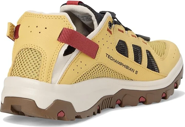 Salomon Techamphibian 5 Men's Shoes Antique Gold/Rainy Day/Burnt Henna : 12.5 D - Medium, Textile - Image 4