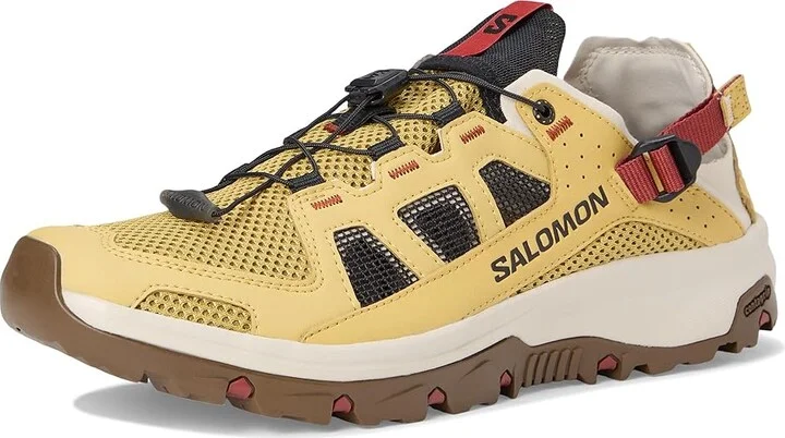 Salomon Techamphibian 5 Men's Shoes Antique Gold/Rainy Day/Burnt Henna : 12.5 D - Medium, Textile - Image 5
