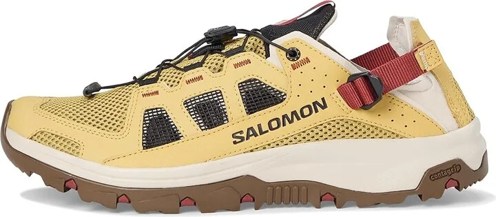 Salomon Techamphibian 5 Men's Shoes Antique Gold/Rainy Day/Burnt Henna : 12.5 D - Medium, Textile - Image 6