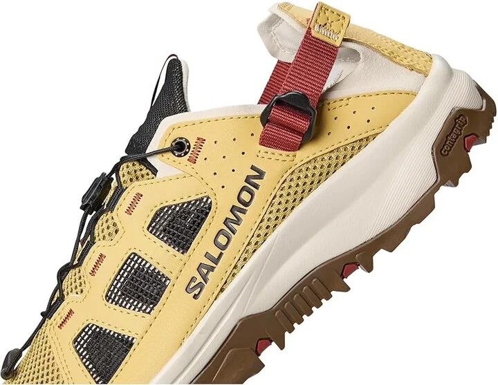 Salomon Techamphibian 5 Men's Shoes Antique Gold/Rainy Day/Burnt Henna : 12.5 D - Medium, Textile - Image 7