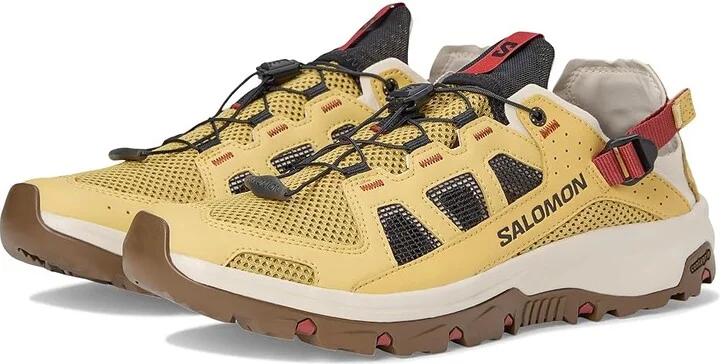 Salomon Techamphibian 5 Men's Shoes Antique Gold/Rainy Day/Burnt Henna : 12.5 D - Medium, Textile