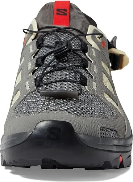 Salomon Techamphibian 5 Men's Shoes Pewter Moth Fiery Red : 7 D - Medium, Textile - Image 5