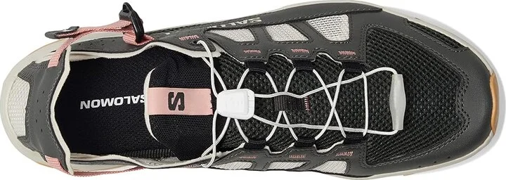 Salomon Techamphibian 5 Women's Shoes Peat/Rainy Day/Hyma Pink : 7 B - Medium, Synthetic/Textile - Image 2