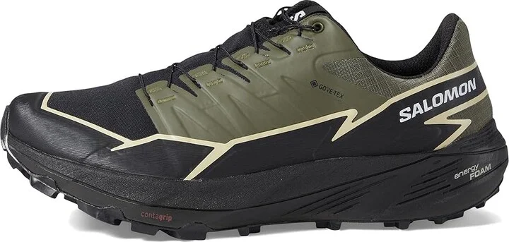 Salomon Thundercross GORE-TEX(r) Men's Shoes Olive Night/Black/Alfalfa : 7 D - Medium, Rubber - Image 5