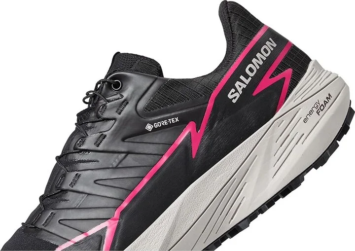 Salomon Thundercross GORE-TEX(r) Women's Shoes Black/Black/Pink Glo : 5 B - Medium, Rubber - Image 4