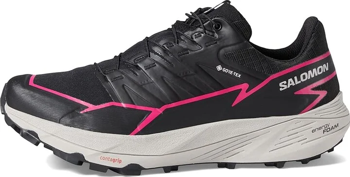 Salomon Thundercross GORE-TEX(r) Women's Shoes Black/Black/Pink Glo : 5 B - Medium, Rubber - Image 5