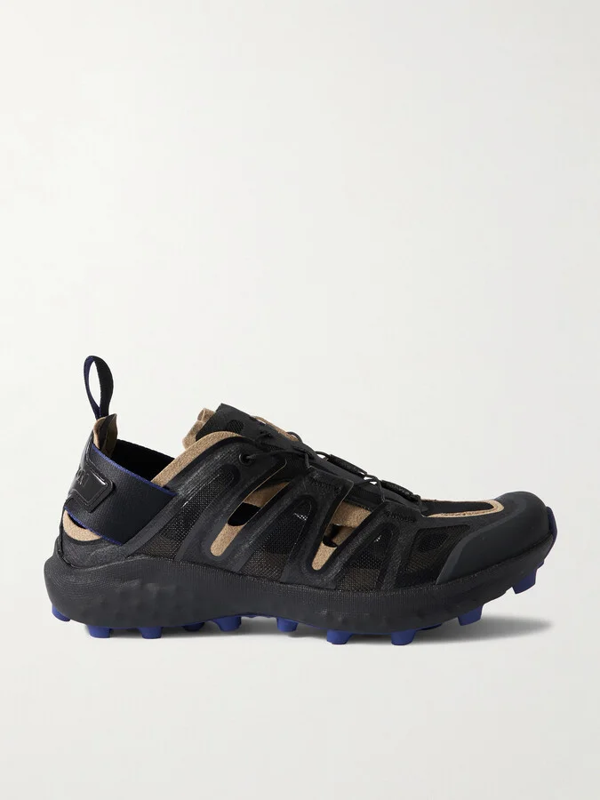 Salomon - Udara Advanced Cutout Rubber And Mesh Sneakers - Black