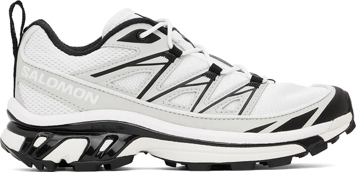 Salomon White & Black XT-6 Expanse Sneakers