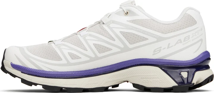 Salomon White & Gray XT-6 Sneakers - Image 3