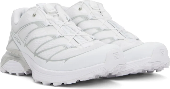 Salomon White & Gray XT-PATHWAY 2 Sneakers - Image 4