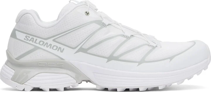 Salomon White & Gray XT-PATHWAY 2 Sneakers